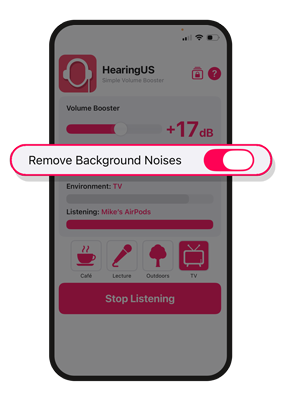 Remove background noise